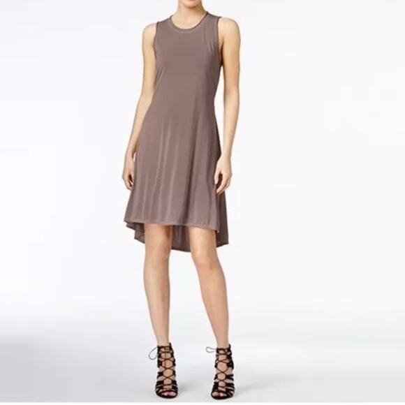 Rachel Roy Dress Back-Cutout Tie-Back Driftwood - Picture 2 of 5